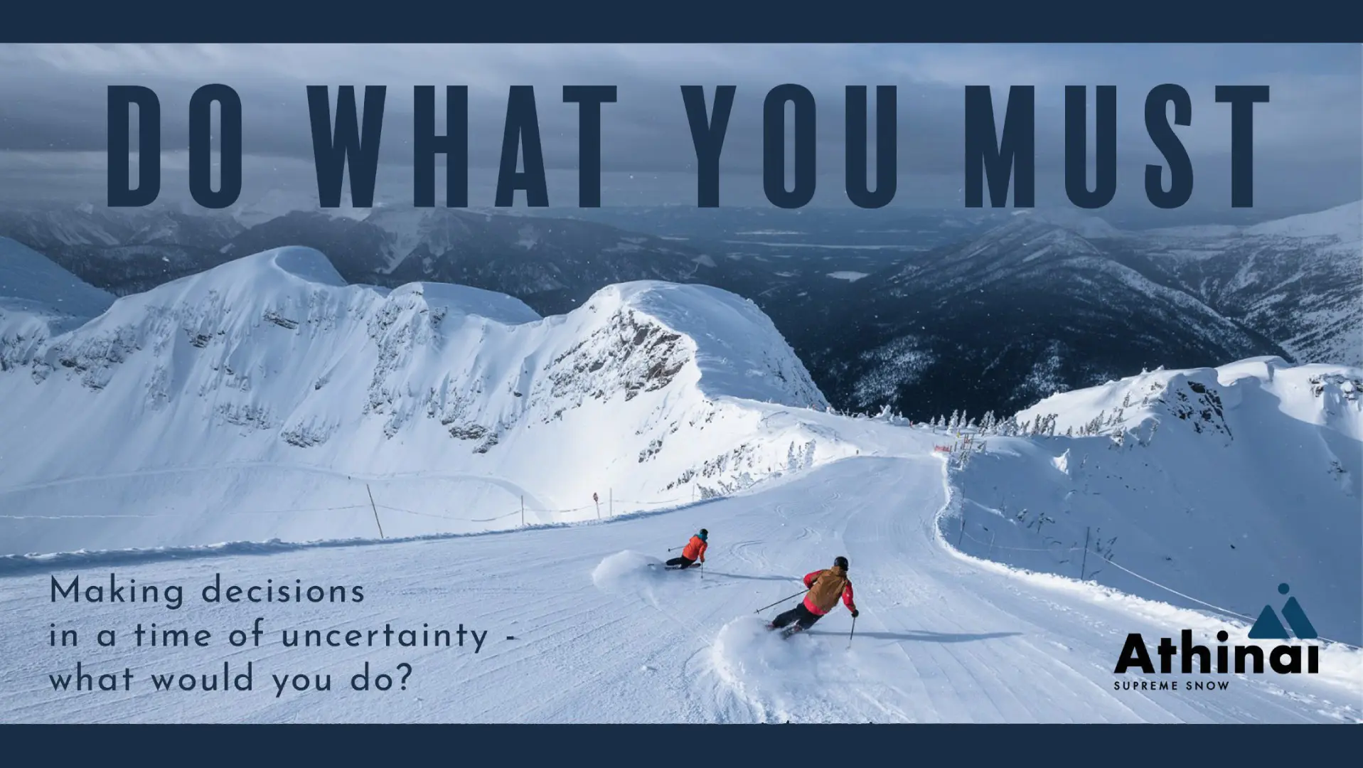 Do What You Must is an immersive scenario-based tool to model better decision-making in the face of the impending risks and uncertainty of climate change.