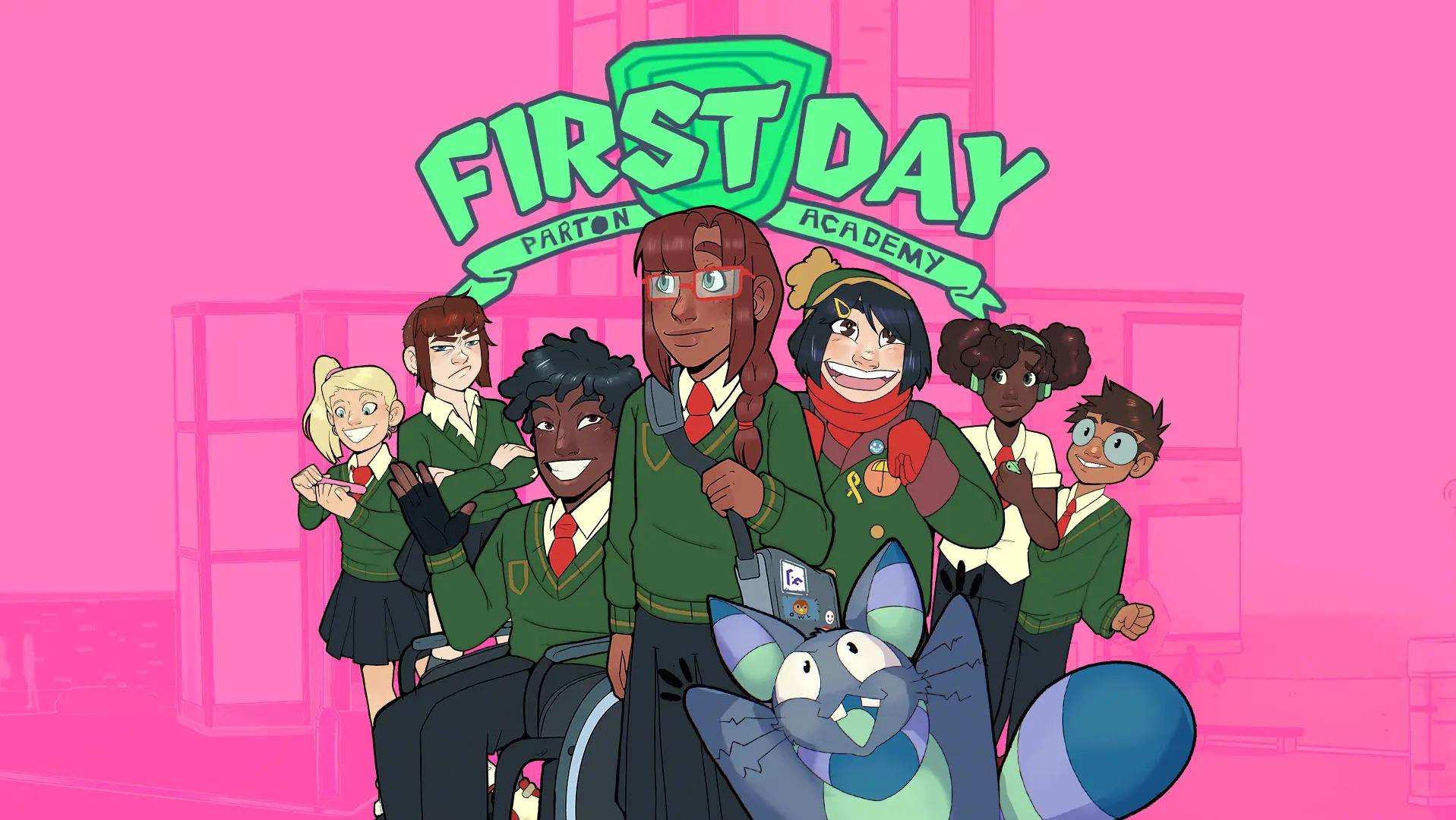 First Day is a game for young people preparing for secondary school. Players help Aleks on her first day at Parton Academy, when - as if there wasn’t already enough to think about - she discovers a shapeshifting creature in her bag…
